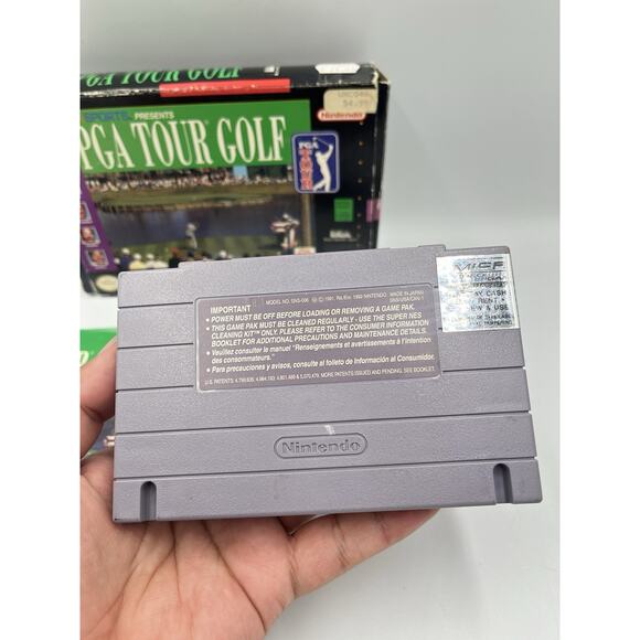 PGA Tour Golf Super Nintendo SNES Complete with Manual VTG Video Game - Picture 2 of 14